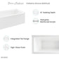 Voltaire 60" X 30" Right-Hand Drain Alcove Bathtub with Apron