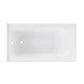 Ivy 48'' x 32" Bathtub with Apron Right Hand Drain in White