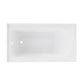 Ivy 48'' x 32" Bathtub with Apron Right Hand Drain in White