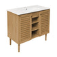 Bron 36" Bathroom Vanity in Oak