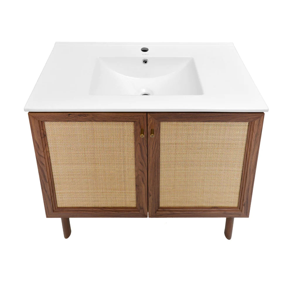 Classé 36" Bathroom Vanity in Dark Walnut