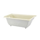 Voltaire 60" X 30" Right-Hand Drain Alcove Bathtub in Bisque