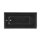 Voltaire 60" X 30" Right-Hand Drain Alcove Bathtub in Matte Black