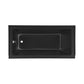 Voltaire 60" X 30" Left-Hand Drain Alcove Bathtub in Matte Black