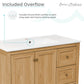 Château 36" Bathroom Vanity in Natural Oak