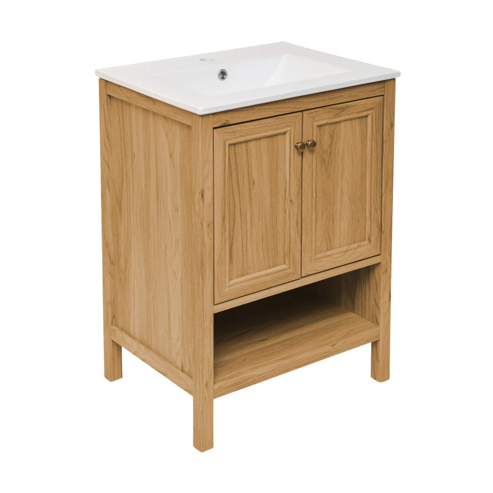 Château 24" Bathroom Vanity in Natural Oak