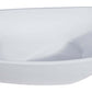 ALFI brand AB8826 68 Inch White Oval Acrylic Free Standing Soaking Bathtub