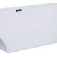 ALFI brand AB8840 67 Inch White Rectangular Acrylic Free Standing Soaking Bathtub