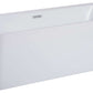 ALFI brand AB8858 59 Inch White Rectangular Acrylic Free Standing Soaking Bathtub