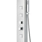 ALFI brand ABSP10 Modern Stainless Steel Shower Panel with 4 Body Sprays