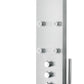 ALFI brand ABSP40 Stainless Steel Shower Panel with 6 Body Sprays