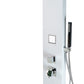 ALFI brand ABSP60W White Aluminum Shower Panel with 2 Body Sprays and Rain Shower Head