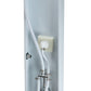 ALFI brand ABSP60W White Aluminum Shower Panel with 2 Body Sprays and Rain Shower Head
