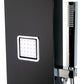 ALFI brand ABSP65B Black Aluminum Shower Panel with 2 Body Sprays and Rain Shower Head