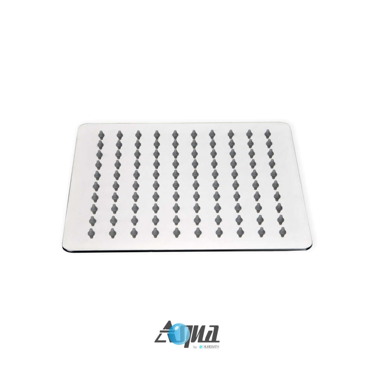 Aqua Piazza Brass Shower Set with 8" Square Rain Shower Head - Modern Luxury Design and German Engineering