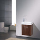 Bliss 18" Wall Mount Modern Bathroom Vanity, High Gloss White I Black I Gray Oak I Walnut I Nature Wood I Butternut