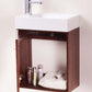 Bliss 18" Wall Mount Modern Bathroom Vanity, High Gloss White I Black I Gray Oak I Walnut I Nature Wood I Butternut