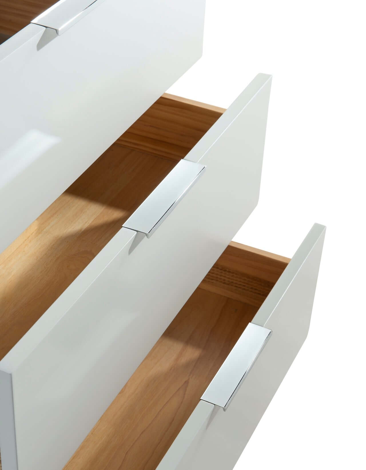 Divani 30'' Gloss White Vanity W/ Quartz Counter Top (Back Splash Free)