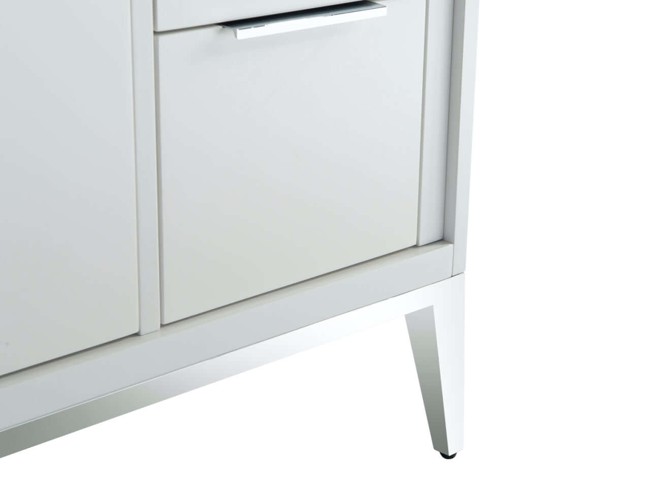 Divani 48'' Gloss White Vanity W/ Quartz Counter Top (Back Splash Free)