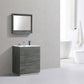 Milano 30" High Glossy Modern Bathroom Vanity