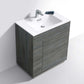 Milano 30" High Glossy Modern Bathroom Vanity