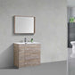 Milano 36" Nature Wood Modern Bathroom Vanity