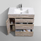 Milano 36" Nature Wood Modern Bathroom Vanity