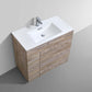 Milano 36" Nature Wood Modern Bathroom Vanity