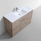 Milano 48" Single Sink Nature Wood Modern Bathroom Vanity
