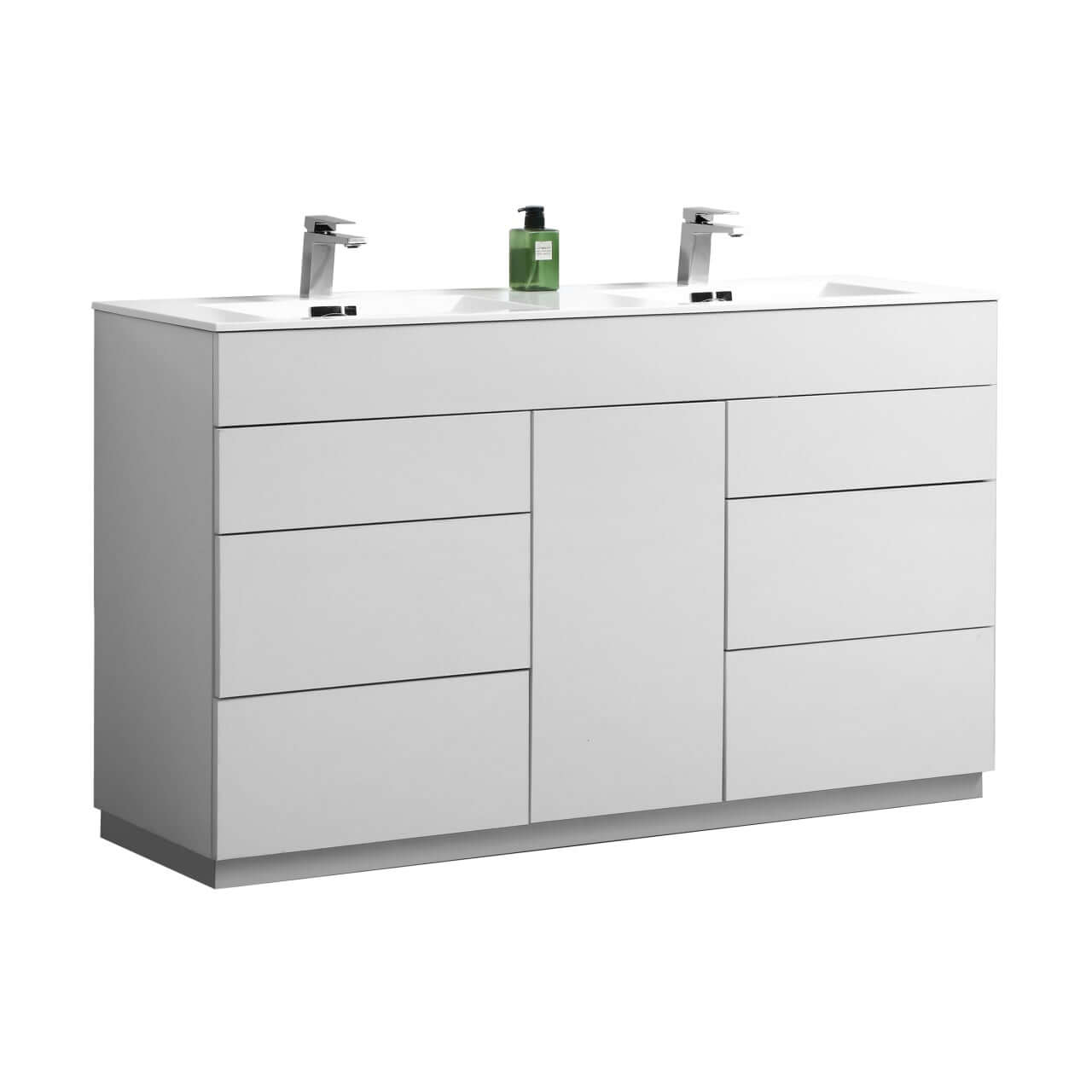 Milano 48" Single Sink Nature Wood Modern Bathroom Vanity