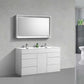 Milano 48" Single Sink Nature Wood Modern Bathroom Vanity