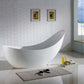 Kube Salto 81'' Free Standing Bathtub