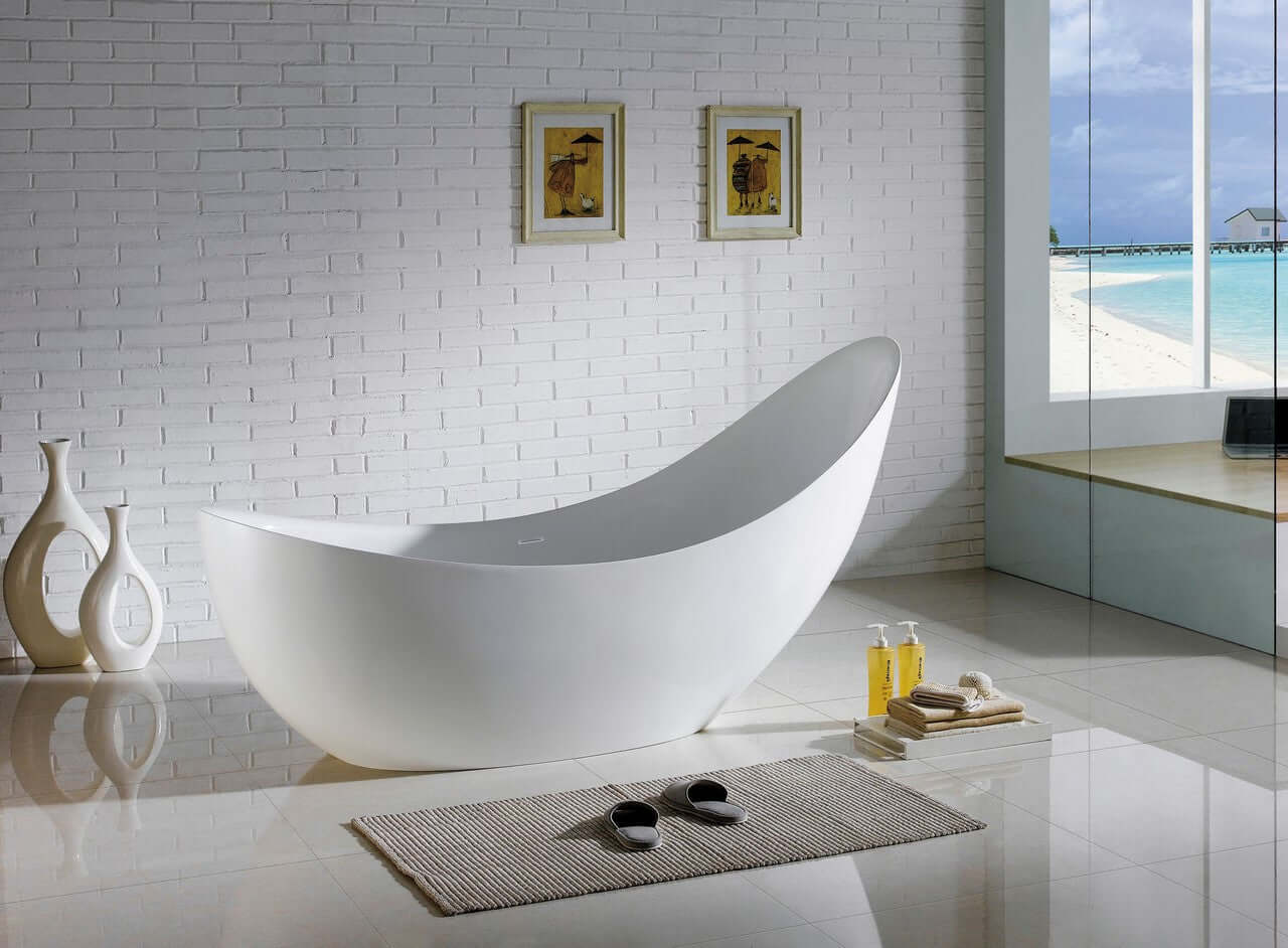 Kube Salto 81'' Free Standing Bathtub