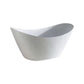 Kube Salto 67" Free Standing Bathtub -MATTE WHITE