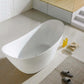 Kube Salto 67" Free Standing Bathtub -MATTE WHITE