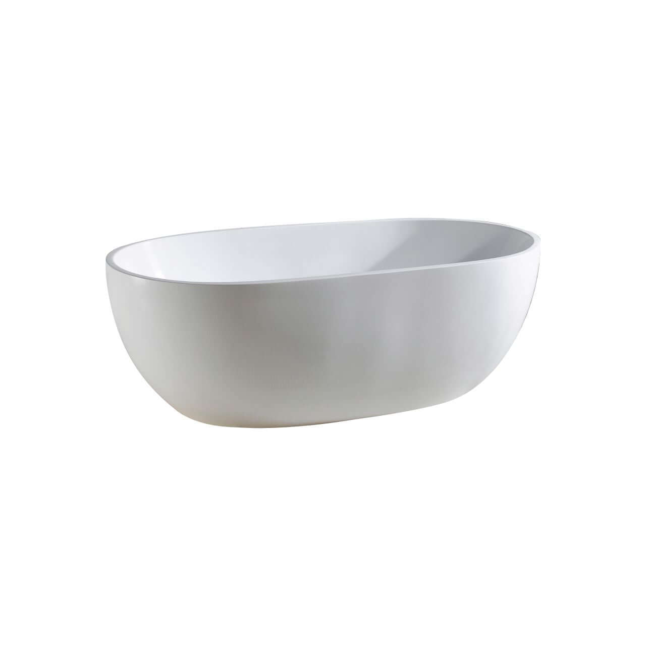 Kube VERNICE 67" Free Standing Bathtub - Matte White