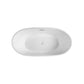 Kube VERNICE 67" Free Standing Bathtub - Matte White