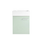 Colmer 18 Single, Brushed Grey, One Cabinet, Bathroom Vanity