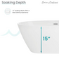 Manoir 60" Freestanding Bathtub