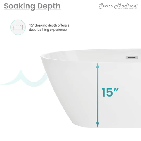 Manoir 60" Freestanding Bathtub