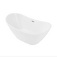 Ivy 67" Double Slipper Freestanding Bathtub