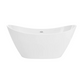Ivy 67" Double Slipper Freestanding Bathtub