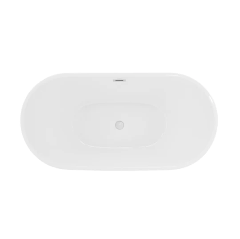 Ivy 67" Double Slipper Freestanding Bathtub