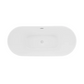 Ivy 60" Double Slipper Freestanding Bathtub