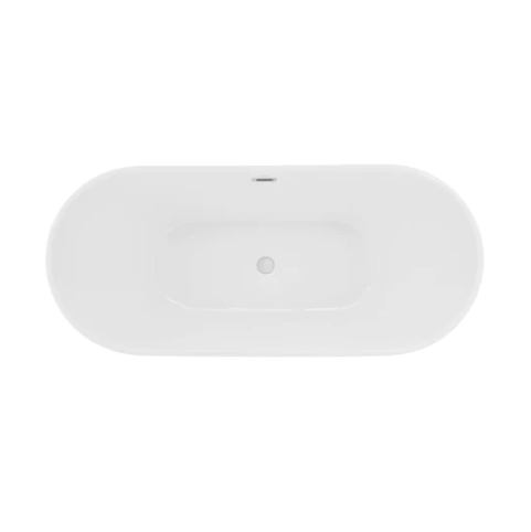 Ivy 60" Double Slipper Freestanding Bathtub