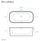 Concorde 67" Freestanding Bathtub