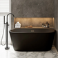 Claire 60" Freestanding Bathtub in Matte Black