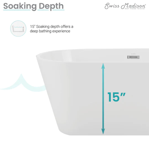 Claire 60" Freestanding Bathtub