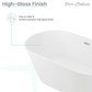 Claire 60" Freestanding Bathtub