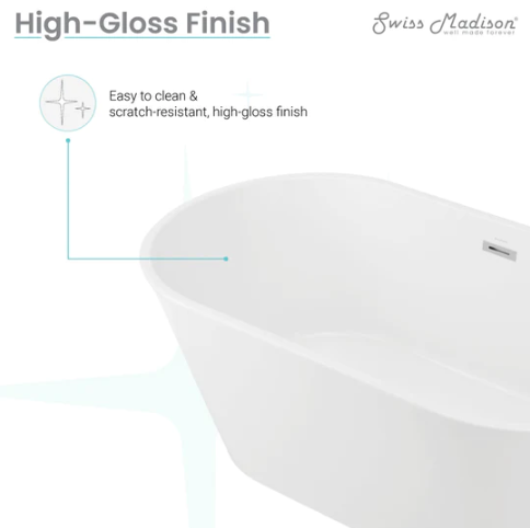 Claire 60" Freestanding Bathtub